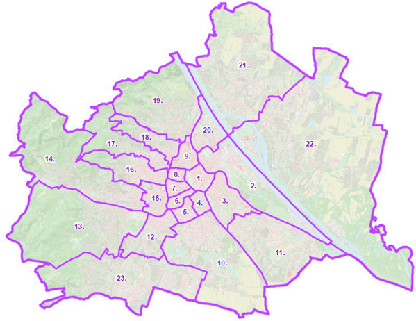 районы Вены